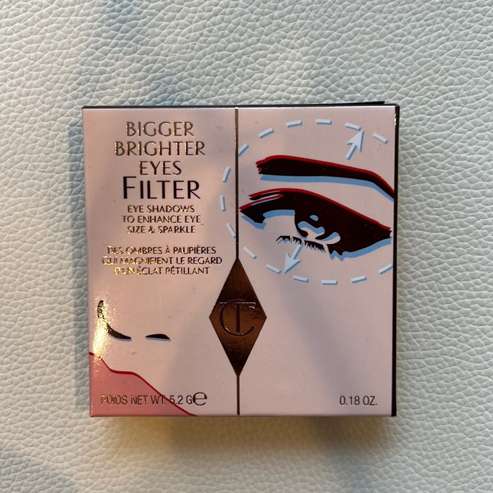 Brand new in box never used - Charlotte Tilbury eyeshadow palette “exaggereyes”